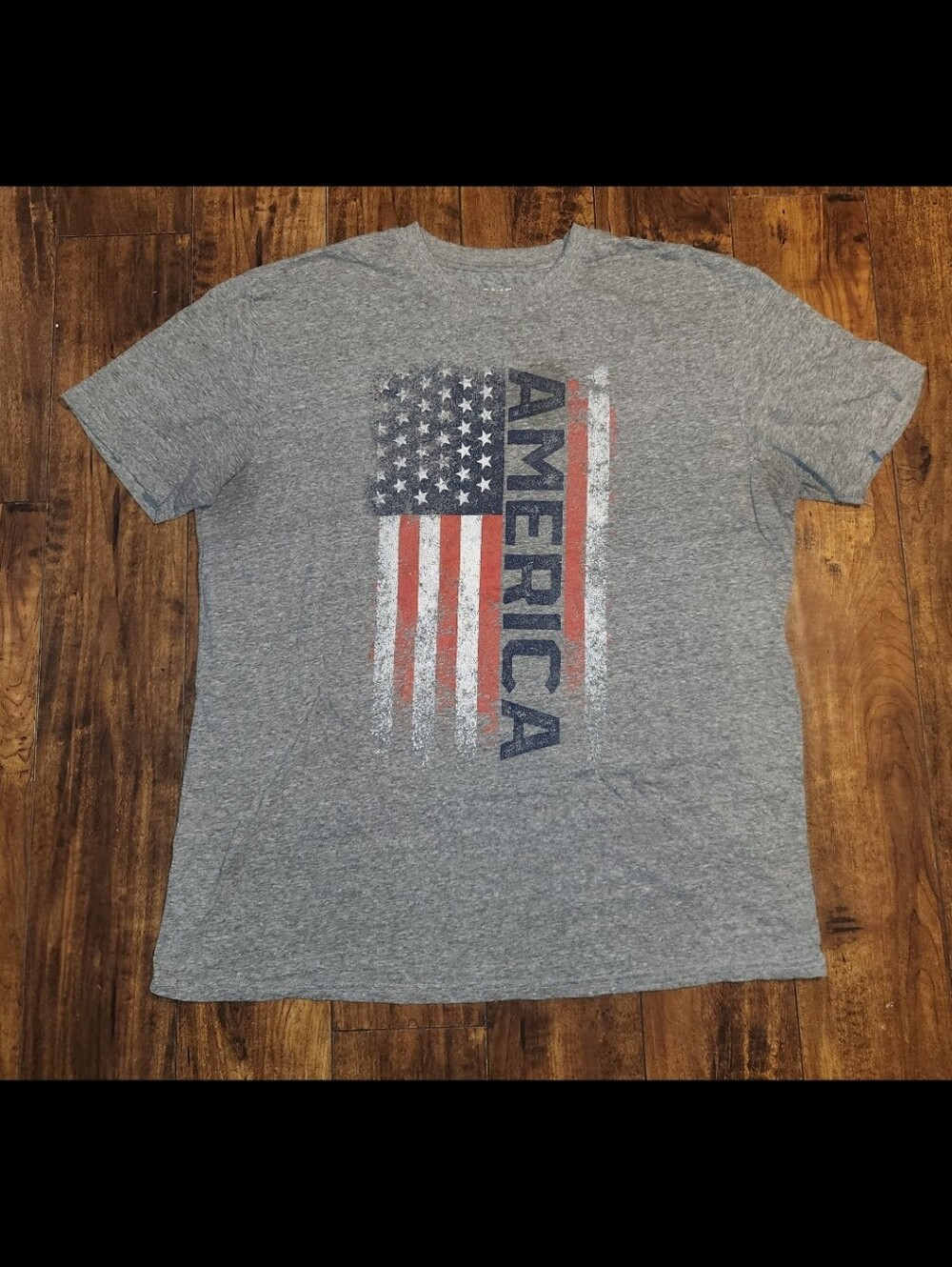 HOME OF THE BRAVE XXL Men's American Flag T-shirt